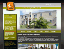 Tablet Screenshot of laeapartments.com